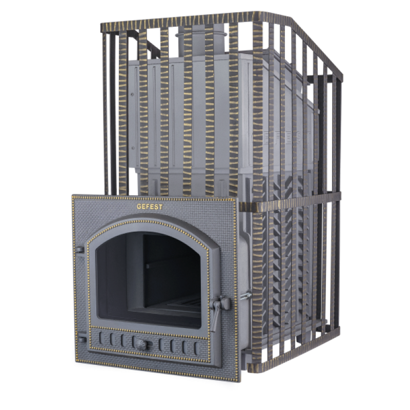 Puulämmitteinen kiuas - Gefest GFS ZK Uragan 40 (M) ruudukossa