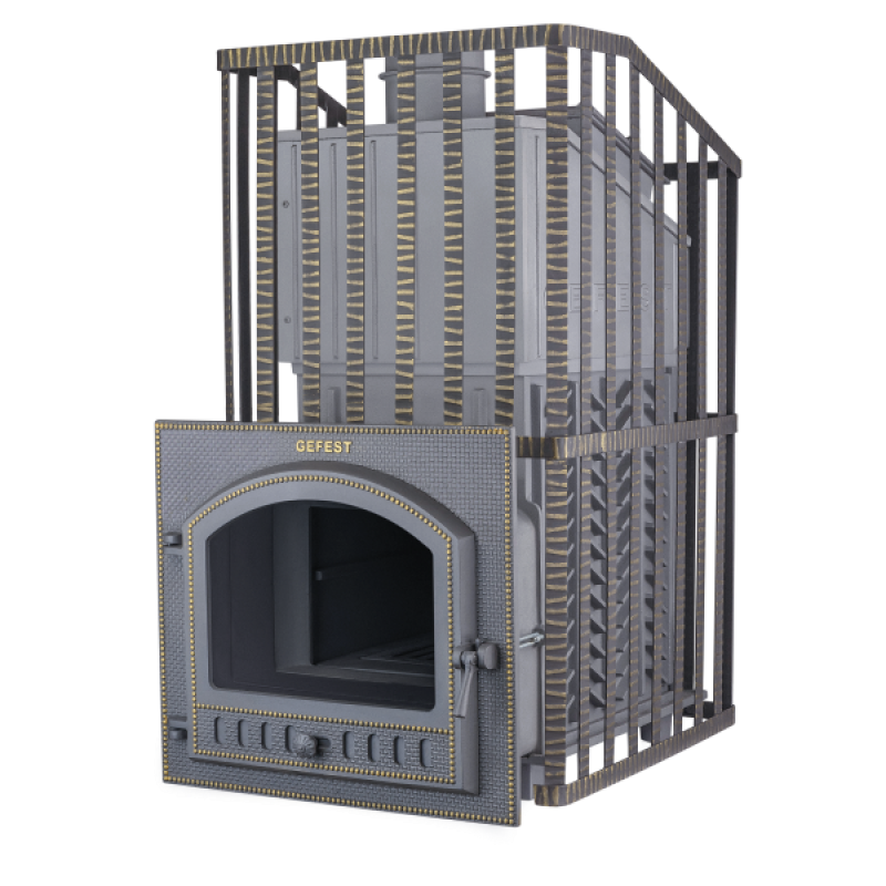Puulämmitteinen kiuas - Gefest GFS ZK Uragan 45 (P) ruudukossa