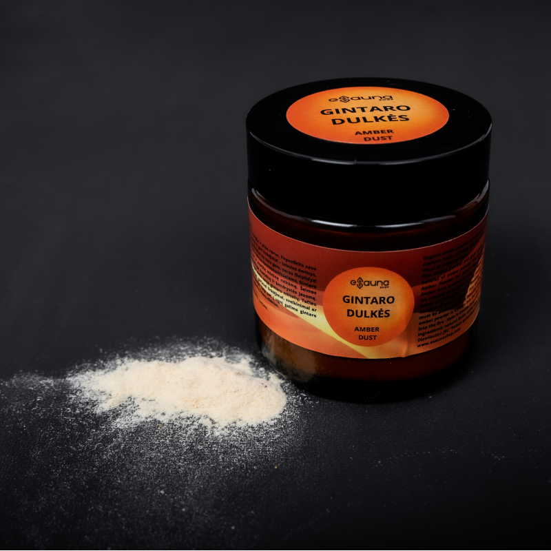 20 grammaa Natural Baltic Amber Powder Dust häihin tai perhejuhliin