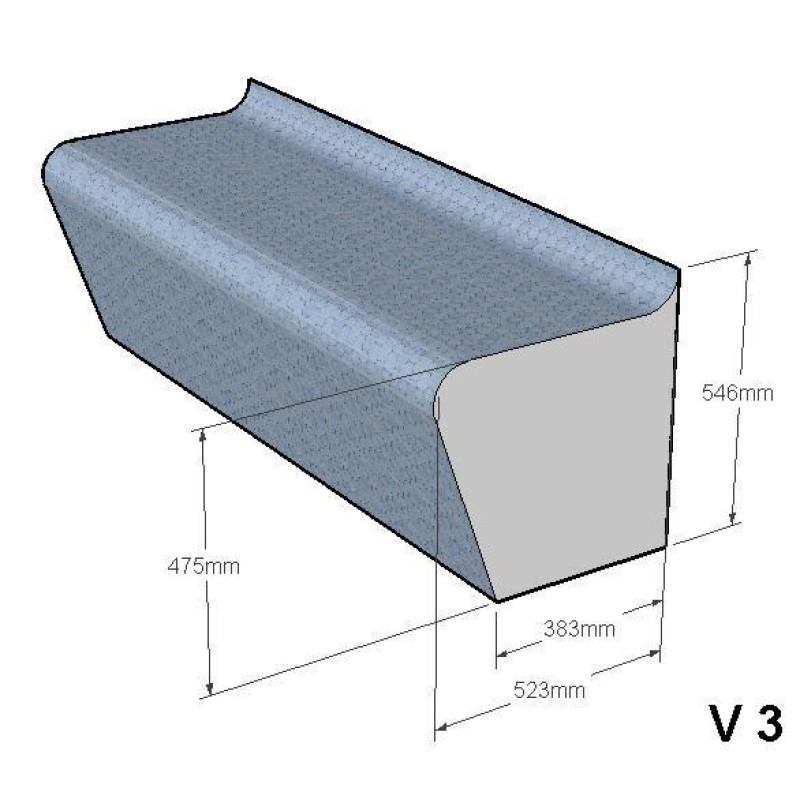 Höyrysaunan istuin V-3
