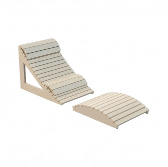 Harvia ergonominen saunan lepotuoli, haapa