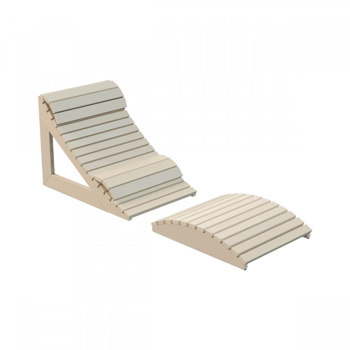 Harvia ergonominen saunan lepotuoli, haapa