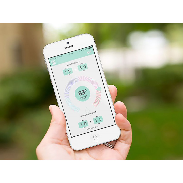Sähkökiukaan ohjauspaneeli - HUUM UKU 4.2 Wi-Fi, musta