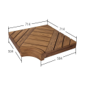 Kulmamoduuli modulaarisille saunan lauteille, mänty - 6