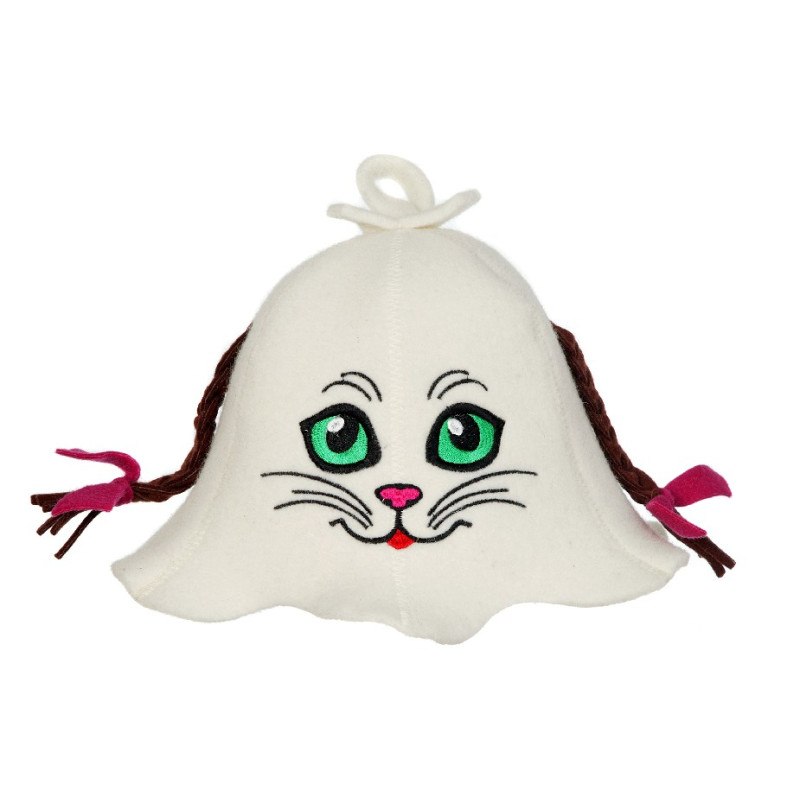 Saunahattu - Kissa letitillä