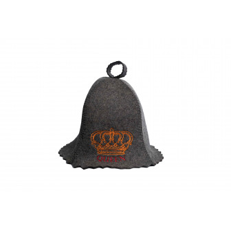 Saunahattu - QUEEN, harmaa