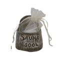 Keraaminen suolasäiliö saunaan - tumma 120 ml - 2