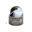 Keraaminen suolasäiliö saunaan - tumma 250 ml - 2