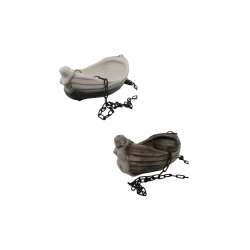 Keraaminen tuoksuastia - vene tytön kanssa 