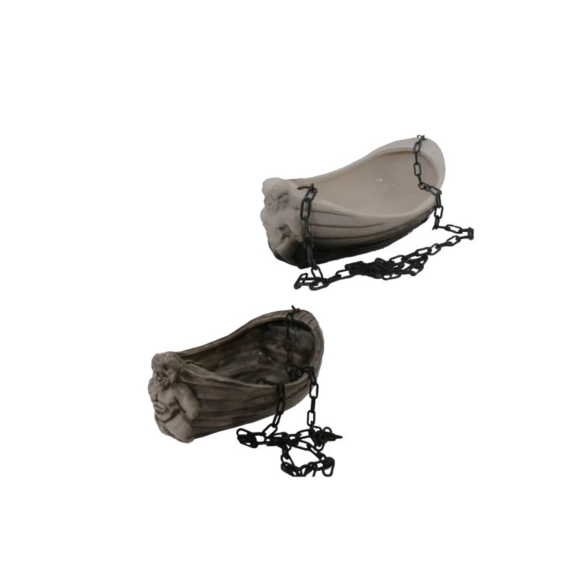 Keraaminen tuoksuastia - vene Poseidonilla