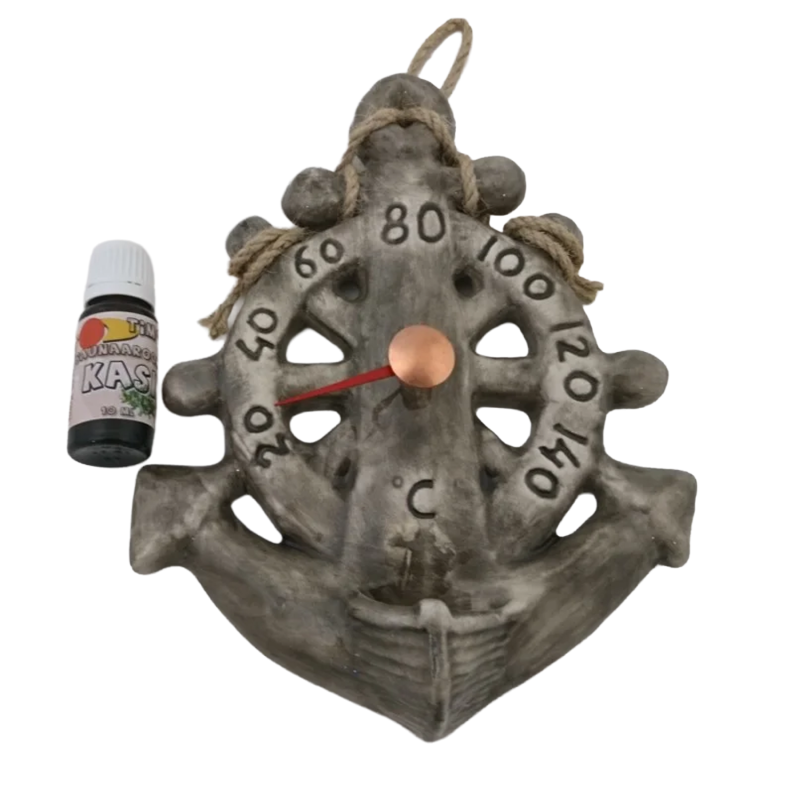 Keraaminen saunalämpömittari - ankkuri