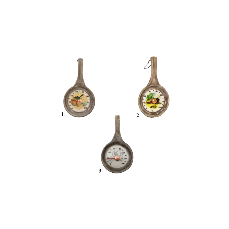 Keraaminen saunalämpömittari - pannu