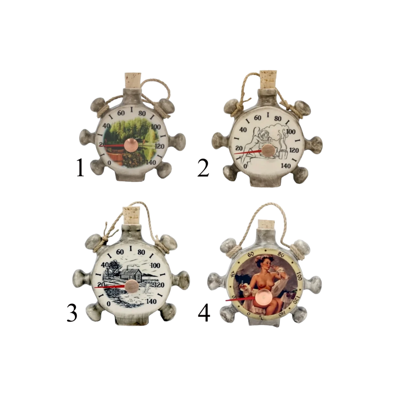 Keraaminen saunalämpömittari - laivan peräsin