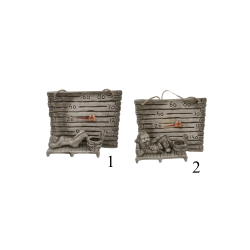 Keraaminen saunalämpömittari - pieni tynnyri tuoksuille 