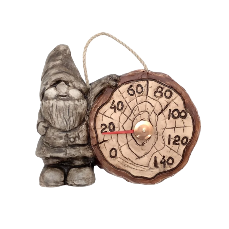 Keraaminen saunalämpömittari - gnome