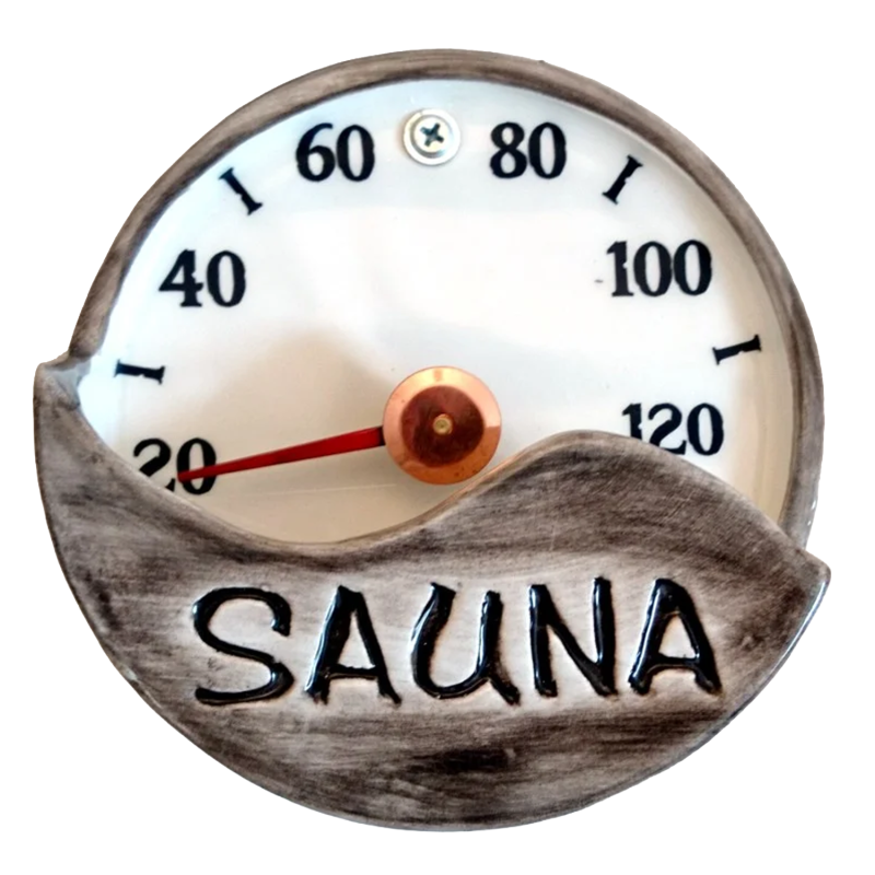 Keraaminen saunalämpömittari - SAUNA