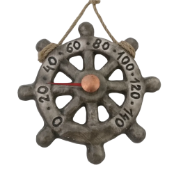 Keraaminen saunalämpömittari - pyörä 