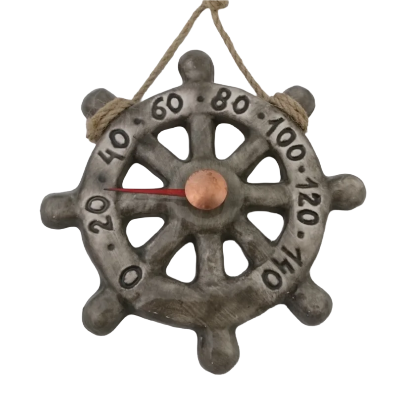 Keraaminen saunalämpömittari - pyörä