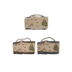 Keraaminen saunalämpömittari - saunavispilät 