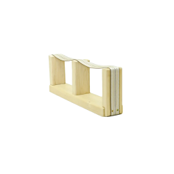 Saunan jalkatuki solmiolla 