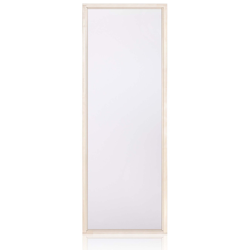 Saunan ikkuna puukehyksillä