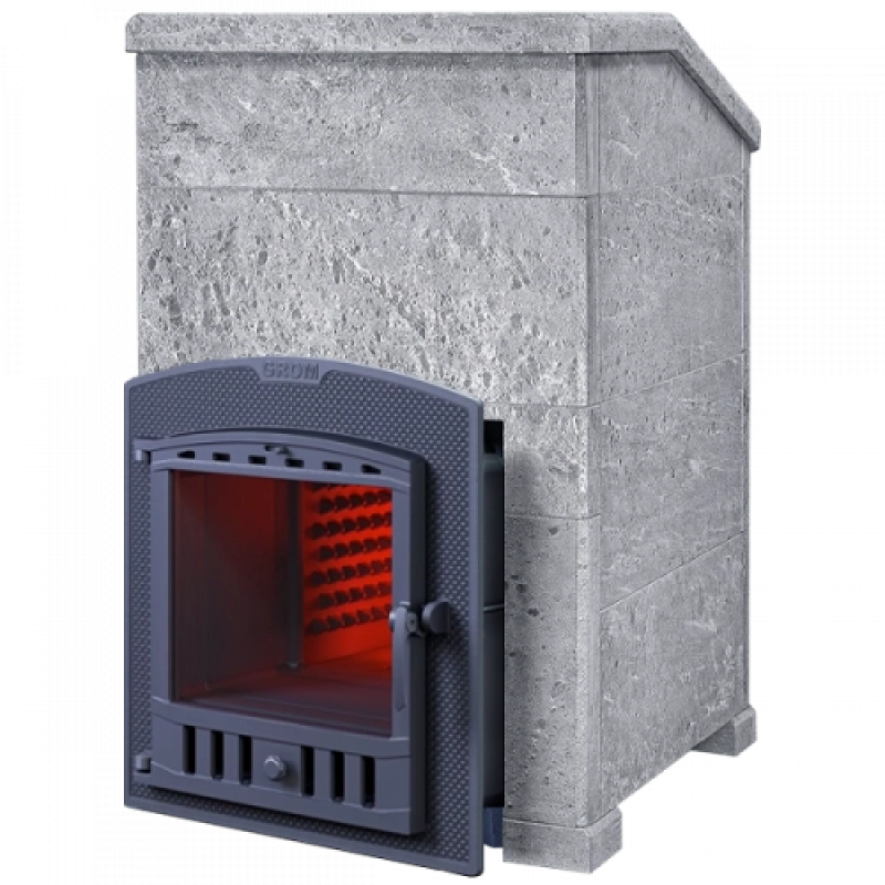 Puulämmitteinen kiuas - Kit GEFEST GROM 30 (P2) President 1020/60 TALCOMAGNESITE