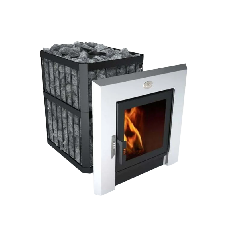 Puulämmitteinen kiuas - NOVA PANORAMA 18 verkolla