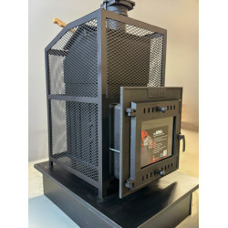 Puulämmitteinen kiuas - SUMMIT Mont Blanc klassisella verkostolla  Puulämmitteinen kiuas - SUMMIT Mont Blanc klassisella verkostolla