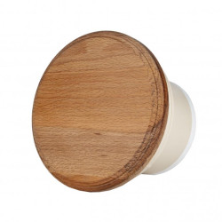 MM-S saunapuhallin takaventtiilillä ja pyöreällä puuviimeistelyllä d/100mm  MM-S saunapuhallin takaventtiilillä ja pyöreällä puuviimeistelyllä d/100mm