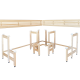 Modulaariset saunan lauteet ”Sun Corner” -kuosilla 1823 × 2146 mm