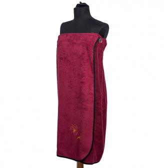 Naisten saunaesiliina - BURGUNDY