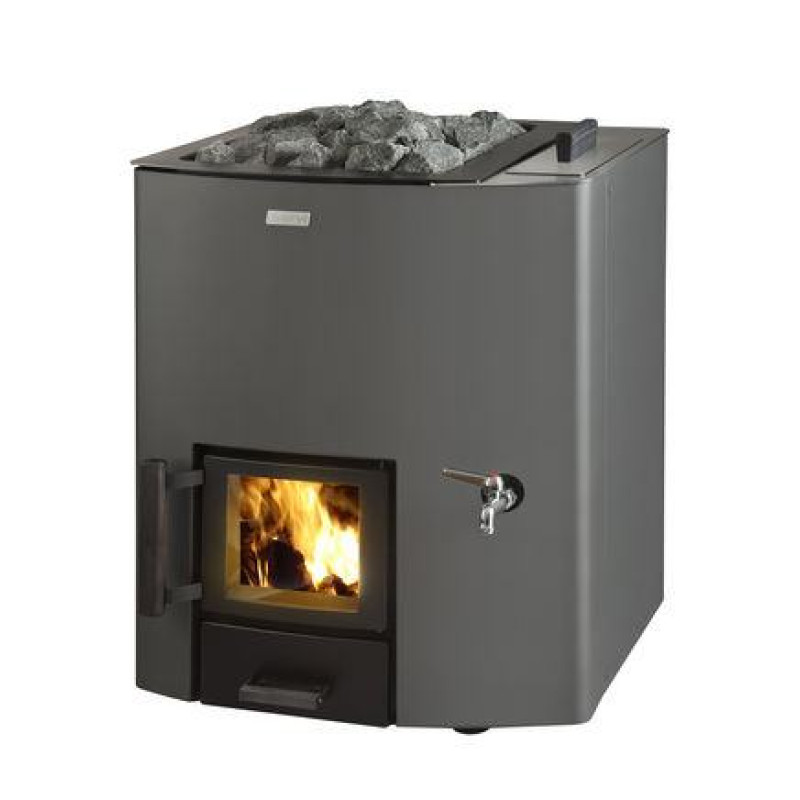 Puulämmitteinen kiuas - NARVI NC 20 VS vesisäiliöllä