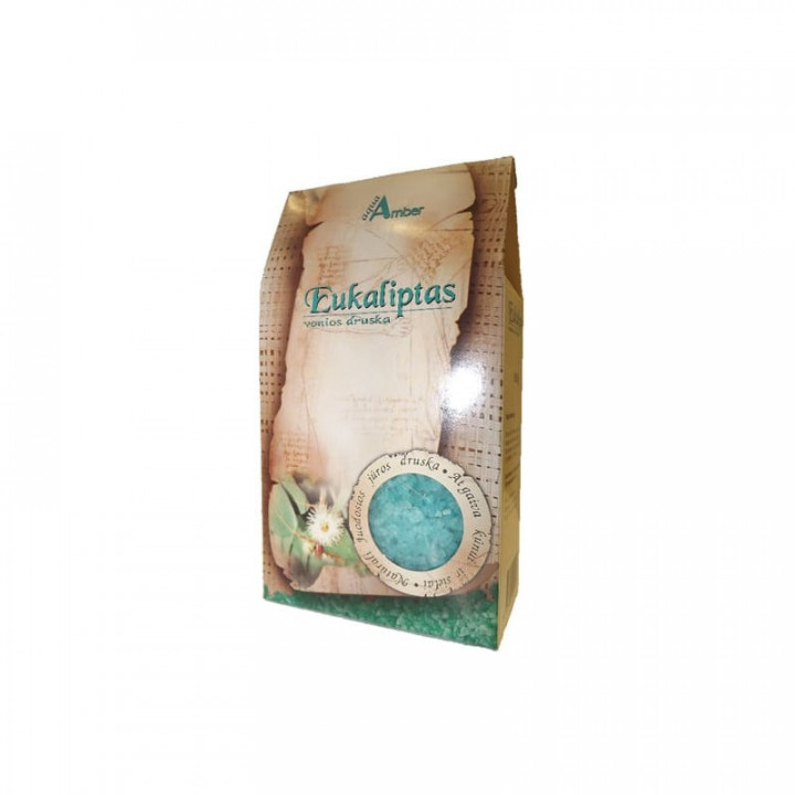 Luonnollinen kylpysuola Aqua Amber - Eucalyptus