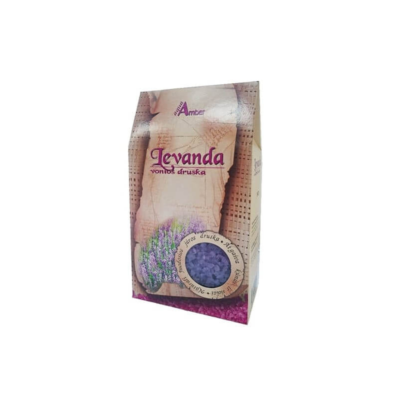 Luonnollinen kylpysuola Aqua Amber - Laventeli