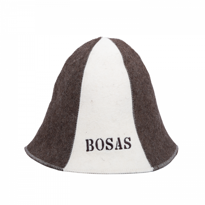 Saunahattu - BOSAS, raidallinen
