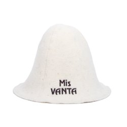 Saunahattu - Miss Vanta, valkoinen