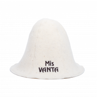 Saunahattu - Miss Vanta, valkoinen