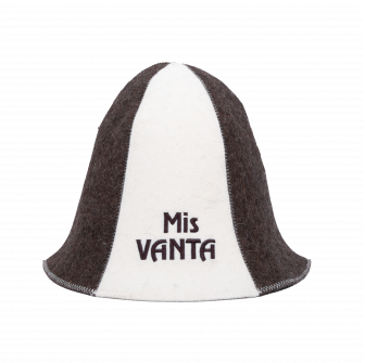 Saunahattu - MISS VANTA, raidallinen