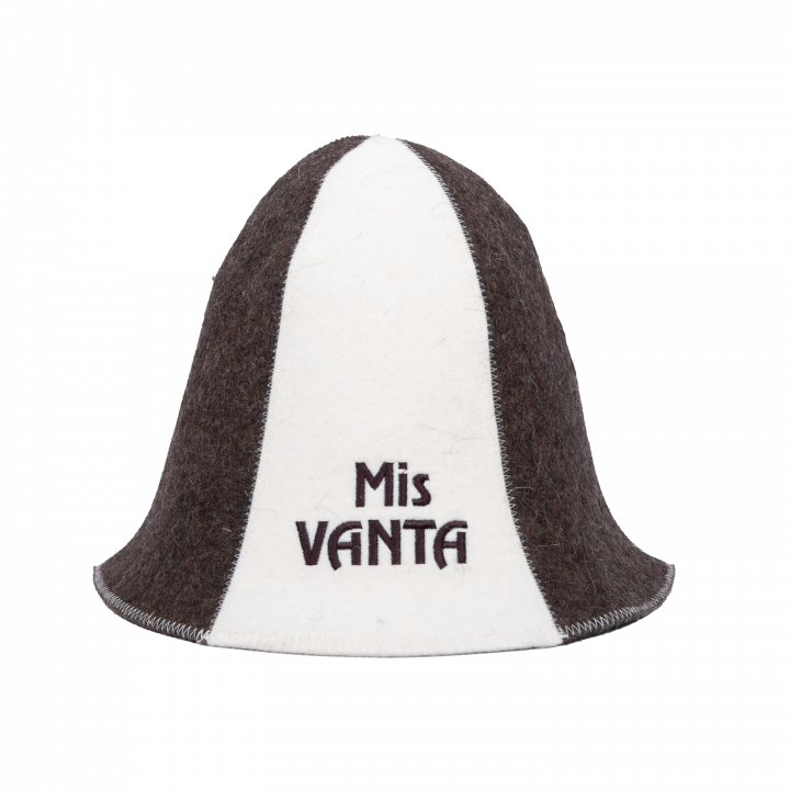 Saunahattu - MISS VANTA, raidallinen