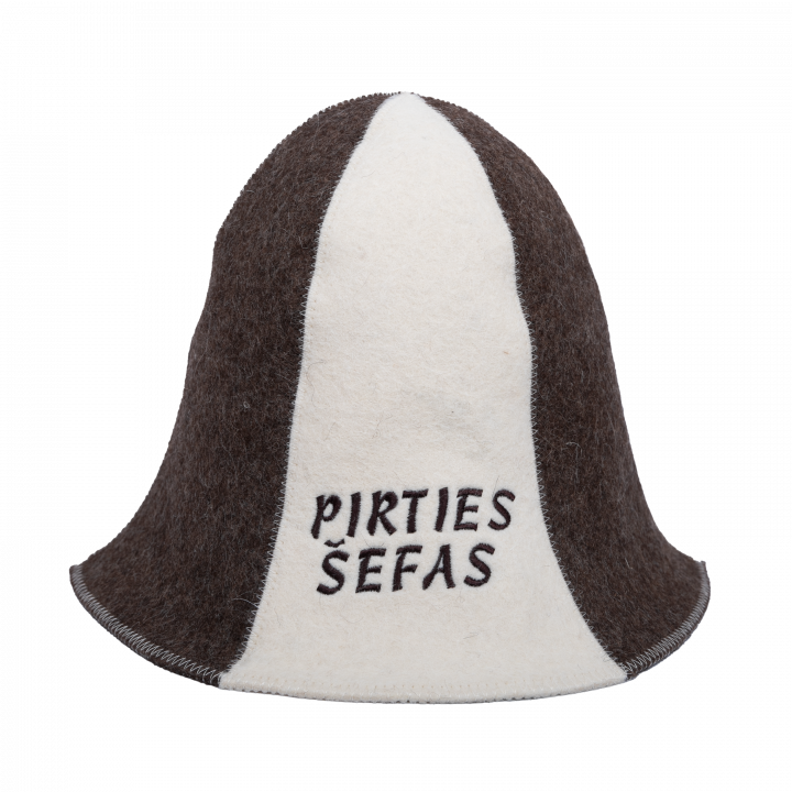 Saunahattu - PIRTIES ŠEFAS, raidallinen