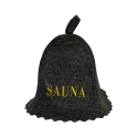 Saunahattu - SAUNA, harmaa - 0