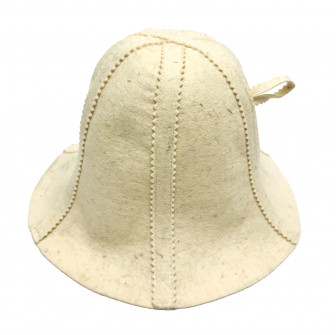 Saunahattu - HAT valkoinen
