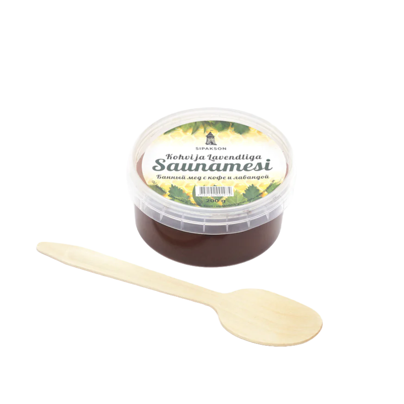 Saunahunajaa kahvilla ja laventeliuutteella, 200g