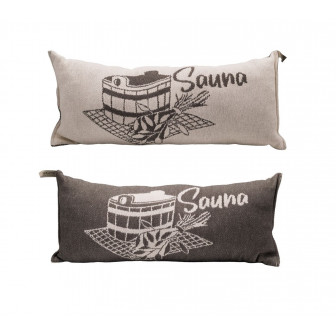 Saunatyyny, tummanharmaa