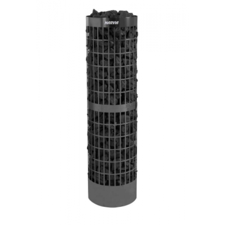 Sähkökiuas - HARVIA Cilindro Pro Black Steel PC100E/135E 10/13,2 kW