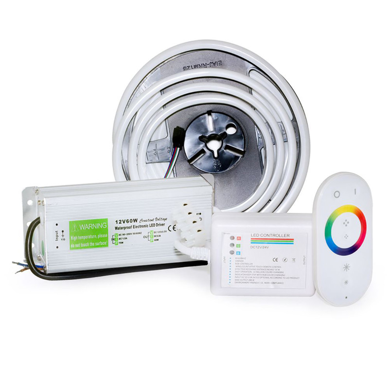 Sauflex LED RGB MILK -sarja 12 W, 5 m