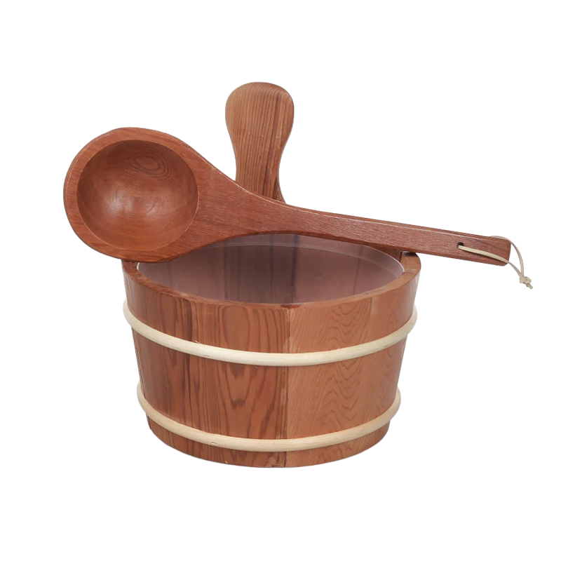 SAUFLEX puinen ämpäri 4 l, setri