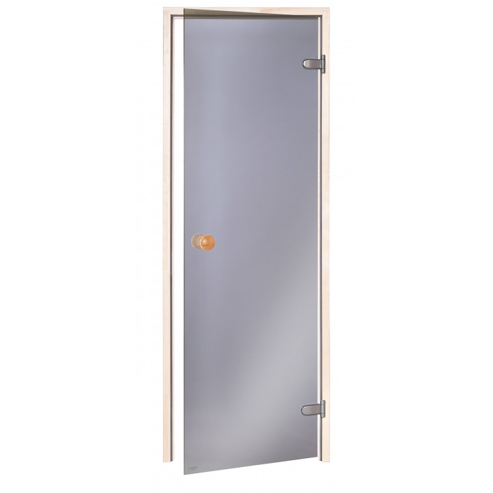 Standardi saunan ovet, 80 x 210, haapa, harmaa
