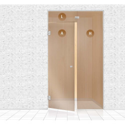 Saunan lasiseinä, AD TYPE 12  Saunan lasiseinä, AD TYPE 12