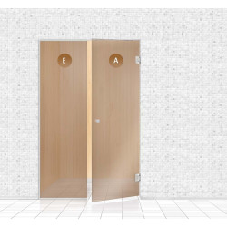 Saunan lasiseinä, AD TYPE 6  Saunan lasiseinä, AD TYPE 6